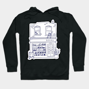 Neighborhood Bookshop Sticker Hoodie